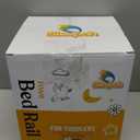 Sleepah Bed Bumpers for Toddlers Memory Foam Rail Guards Waterproof Washable Dual Sided Non-Slip Soft Cover - Safety Guard Noodle Long Pillow Pads for King Queen Full Twin Beds (1 Pack)