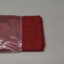 homing Cotton Linen Placemats Set of 6, Cloth Washable Farmhouse Dining Table Mats for Indoors & Outdoors, Easy to Clean, Red, 13 x 19 Inch