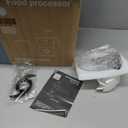 Sweetcrispy Food Processor Blender Combo for Vegetable, Dough, Electric Food Processors Slicing, 6 Cup Chopper for Meat, Puree, 2 Speeds, Sharp Blades, Safety Lock with 1.5L Glass Jar (Silver)