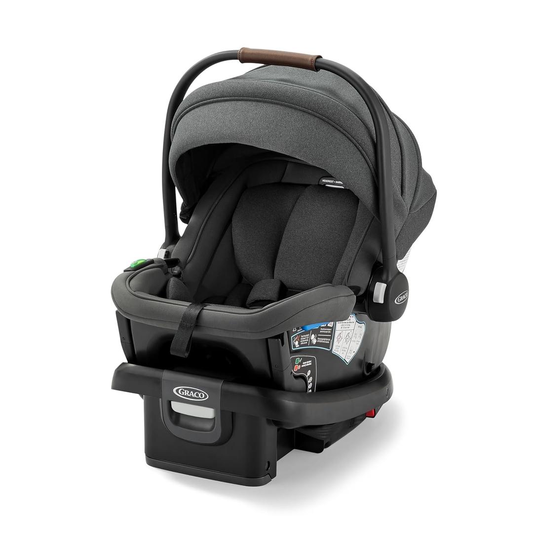 Graco Gomax Infant Car Seat, Ace, Lightweight, Reclining Rear Facing Car Seat Installs with or Without a Base (Manufactured in 2026)