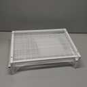 bukfen Under Sink Organizer, Pull Out Cabinet Organizer 2-Tier Slide Out Sliding Shelf Under Cabinet Storage Multi-Use for Under Kitchen Bathroom Sink Organizers and Storage,White,1 Pack