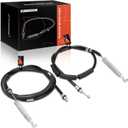 A-Premium Rear Side Parking Brake Cable Assembly Compatible with Chevrolet, GMC, Cadillac Models: Tahoe 2000-2004, Suburban 1500 2000-2004, Avalanche 1500 2002-2004, Yukon XL 1500, Escalade ESV EXT