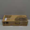 WOPITUES Floating Shelves with Wire Storage Basket, Bathroom Shelves Over Toilet with Protective Metal Guardrail, Wood Wall Shelves for Bathroom, Bedroom, Living Room, Toilet PaperBlack