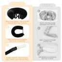 Overnight Heatless Hair Curler Blowout Rods Jumbo, Heatless Curls Satin Jumbo Flexi Rods to Sleep in,Soft Heatless Rod for All Hair Types,No Heat Overnight Sleeping Curls Styling Tools 3pcs Khaki