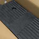 Curb Ramp 3 inch Rise Curb Ramps for Sidewalks Rubber 2 Pcs Driveway Ramps for Low Cars Curb Ramps for Driveway,Shed,Wheelchair 7000lbs Powersport Loading