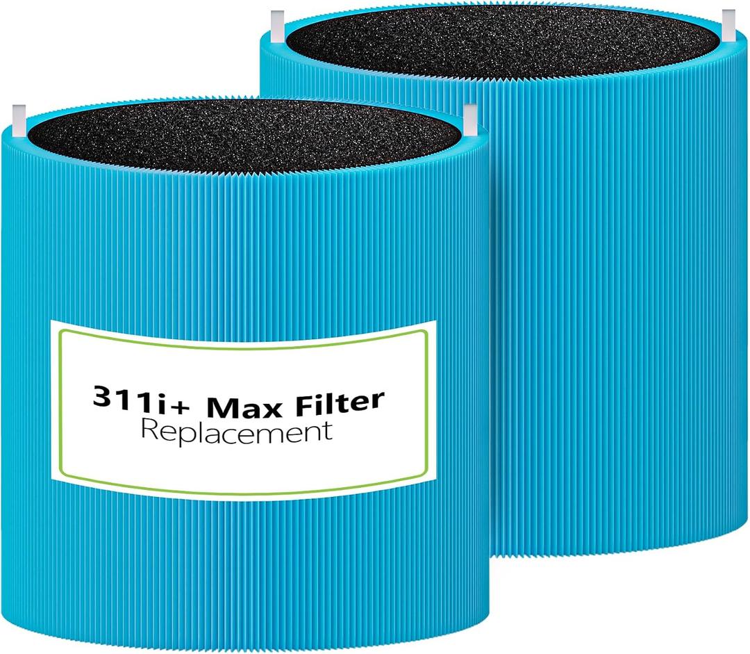 Blue Pure 311i+ Max AllergenBlock Replacement Filter Compatible with Blue Pure 311i+ Max Air Purifier, 2-in-1 H13 True HEPA and Activated Carbon Filter