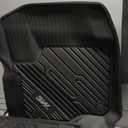 3W Floor Mats Fit for Ford F250 F350 F450 F550 2017-2025 2026 Super Duty Crew Cab Bucket Seat with Under Seat Storage, All Weather TPE Custom Fit F 250 Floor Liner(Not for Vinyl Floor), Upgraded