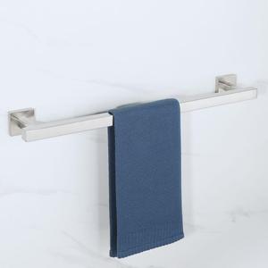 Alise Bathroom Towel Bars, Brushed Nickel 24 Inch Towel Racks for Bathroom,SUS304 Stainless Steel Hand Towel Holder, Heavy Duty Wall Mounted Towel Holder,GYT3600-LS