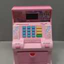 ATM Piggy Bank for Kids, Kids Bank for Real Money with Debit Card, Coin Recognition, Target Setting, Bill Feeder, Balance Calculator, Savings Machine Box, Gifts for Teen Boys Girls (Large, Light Pinke)