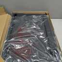 FoldWise 2-in-1 Lap & Bed Desk with Soft Cushions - Adjustable Height & Angle, Foldable Laptop Stand for Bed & Couch - Wrist Rest, iPad Holder, Stopper & Non-Slip Leather - Bed Table for Adults & Kids (Black)