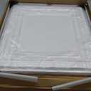 Art3d PVC Ceiling Tiles, 2'x2' Plastic Sheet in White (24-Pack), 24"x24"