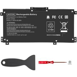 TREE.NB LK03XL Battery Replacement for HP Envy X360 Convertible 15m-cn0012dx 15m-cn0011dx 15m-bp112dx 15m-bq121dx 15m-bp111dx 15m-cn0xxx 17m-ae0xx 17-ae1xx(Not Compatible with BN03XL LE03XL)