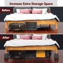 Heavy Duty Bed Risers - Set of 4 Adjustable Furniture Risers, Elevation Heights of 3, 5 & 8 Inches, Supports Up to 1,300 lbs for Bed, Couch, Table & Chair (Grey) 4PCS 3inch+ 4PCS 5inch