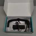 Magnifying Glass with Light, Flip-up Headband Magnifier with 3 Light Colors, 4 Detachable Lenses 1.5X to 5.0X, Hands Free Headset Magnifiers for Close Work Crafts Soldering Repair Jewelry (Black)