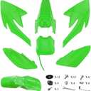 PRO BAT 7 PCs Plastic Fender Fairing Kit 110cc 125cc Pit Bike CRF70 70F CRF Coolster Apollo YX Green