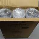 Lamosi 100 Pack 20 oz Clear Plastic Cups with Lids and Straws, Disposable Iced Coffee Cups with Lids for To-Go Cold Drinks, Smoothies and Slushie