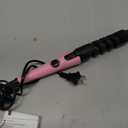 Anti-Scald Ceramic Curling Wand,Portable Curling Iron,Automatic Spiral Hair Curler for Women,Detangle Scald-Free Fast Heating Rollers Suitable for Long and Short Hair Styling(Pink01)