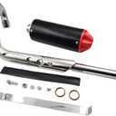RED 28mm Exhaust Muffler Fit SSR SDG CRF XR TTR 50cc 70cc 90cc Pit Dirt Bike