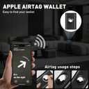 Wallet for Men Minimalist Pop Up Credit Card Case Holder 1-7 Cards, Smart Slim Wallet with Money Clip ID Window RFID Blocking Bifold Compact(Airtag Not Included) Wallets Gifts for Men (Carbon)