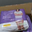 Amazon Basics Incontinence Underwear for Women, Maximum Absorbency, Fresh Protection, Postpartum, Disposable, Odor Protection, Comfortable Fit, Large, Lavender, 54 Count (3 Packs of 18)