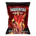 Taqueritos Dragon Fire, Spicy Rolled Corn Tortilla Chips, 8 oz (Pack of 1)