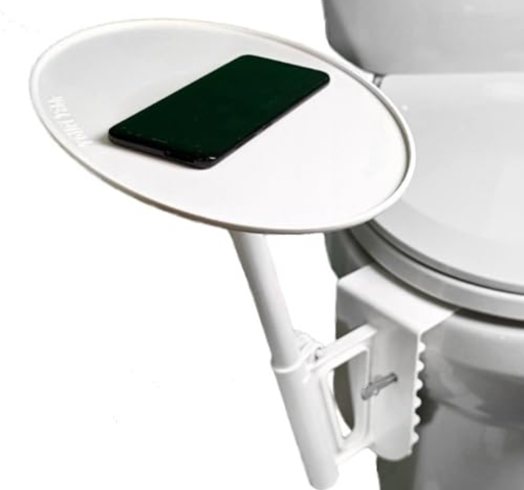Toilet Table | Versatile Bathroom Side Table for Toiletries & Gadgets | Easy to Clean, Lightweight, Durable Ages & Mobility Needs | Convenient & Adaptable Design