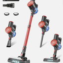 Cordless Vacuum Cleaner with SelfStanding, 40KPA Stick Vacuum Cleaners for Home, 8in1 Lightweight Rechargeable Vacuum, 7Layer Filtration,Ideal for Carpet, Pet Hair, Hardwood Floors