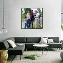 TEXTURE OF DREAMS Floating Frames for Canvas Prints/Canvas Wall Photo/Canvas Pictures/Canvas Floater Frame for Living Room, Bedroom, and Kitchen, Canvas Frame Canvas (Frame for 12"X16" Canvas, Black)