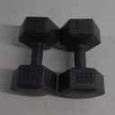 RBX 20lb Pr Hex Dumbbell 10lb EA Grey