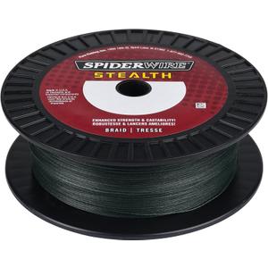 Spiderwire Stealth Braid 3000 Yards (500yd, Moss Green)