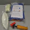 118" Pool Volleyball Set  Inflatable Volleyball Court with 2 Weight Bags, Upgraded PVC Ball & Pump  Fun Pool Games for Adults & Family | Summer Party Gift