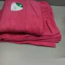 BOUTIQUO Cotton 2 Pack Oversized Bath Towel Set, Large Bath Towels 27x54, Ultra Soft, Absorbent, Compact, Quick Drying and Lightweight, Eco-Friendly and 100% Recyclable Towel Set - Hot Pink