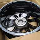Alloy Wheel, Black Widow 17x7.5 5x108 ET40 CB63.4 Black Machined, Stock