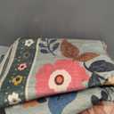 RELEANY Floral Nursery 8x10 Area Rugs Washable Print Boho Cute Carpet Non Slip Flower Low Pile for Living Room Kids Girls Playroom Bedroom Kitchen Office Farmhouse-Light Green