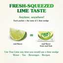 True Lime 100ct (Pack of 1) - Water Enhancer - Bulk Dispenser - 0 Calorie Drink Mix Packets For Water - Sugar Free Lime Flavoring Powder Packets (2.82 Ounce (Pack of 1))