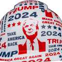 Updated Vented Full Brim Hard Hat, Trump 2024 Gloss, Padded, OSHA Construction Safety Approved Hardhats, Hard Hats for Men, Cascos De Construccion Helmet., 6.5-8