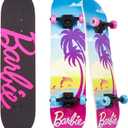 Barbie Skateboard with Printed Graphic Grip Tape - Great for Kids and Teens, Cruiser Skateboard with ABEC 5 Bearings, Durable Deck, Smooth Wheels