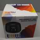 KeShi Waxing Kit, Painless Hair Removal Wax Warmer with 6 Bags Hard Wax Beans for Full Body, Legs, Face, Eyebrows & Bikini Ideal for Both Women & Men (Black)