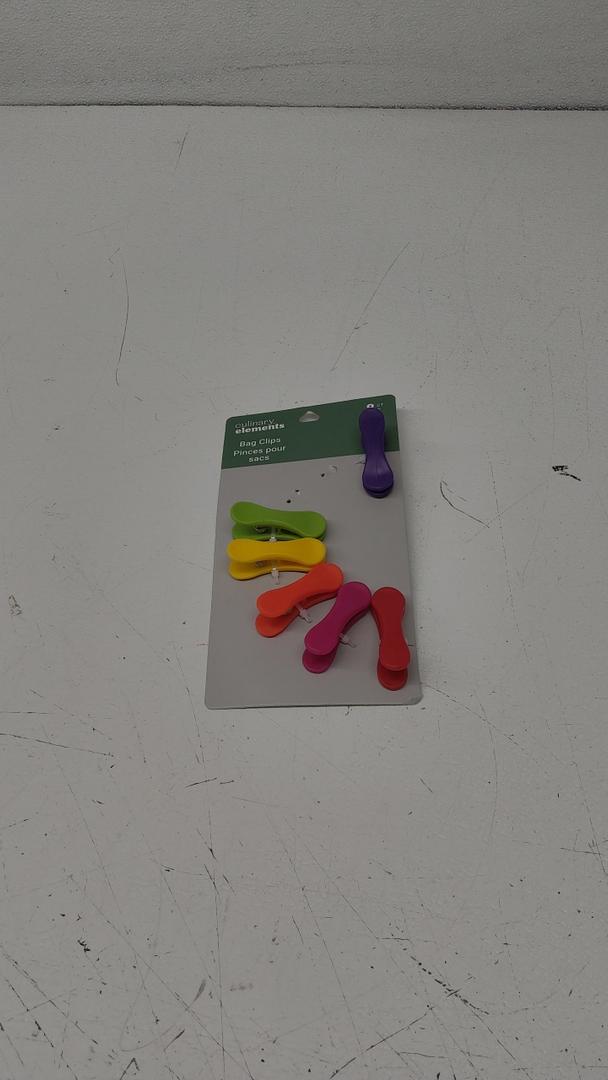 JACENT CULINARY ELEMENTS RAINBOW BAG CLIP 7 pack