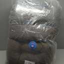 Non Slip Chair Cushions for Dining Chairs Set of 4 Kitchen Chair Cushions 18"x18"x3" Turfted Chair Pads Comfortable and Soft Seat Cushion with Ties, Coffee