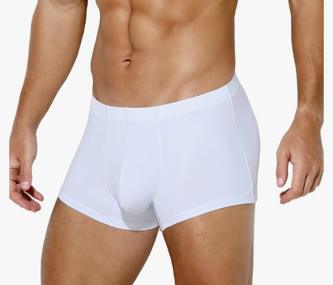 Arjen Kroos Men's Sexy Silky Trunks Underwear Boxer Briefs 1 Pack, Size Medium