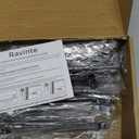 Ravinte 20 Pack 8 Inch Kitchen Square Cabinet Handles Matte Black Pulls Black Drawer Pulls Kitchen Cabinet Hardware Handles