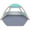 Gorich Beach Shade Tent for 3 Person with UPF 50+ UV Protection, Portable Sun Shelter Canopy, Lightweight & Easy Setup Cabana Beach Tent Blue