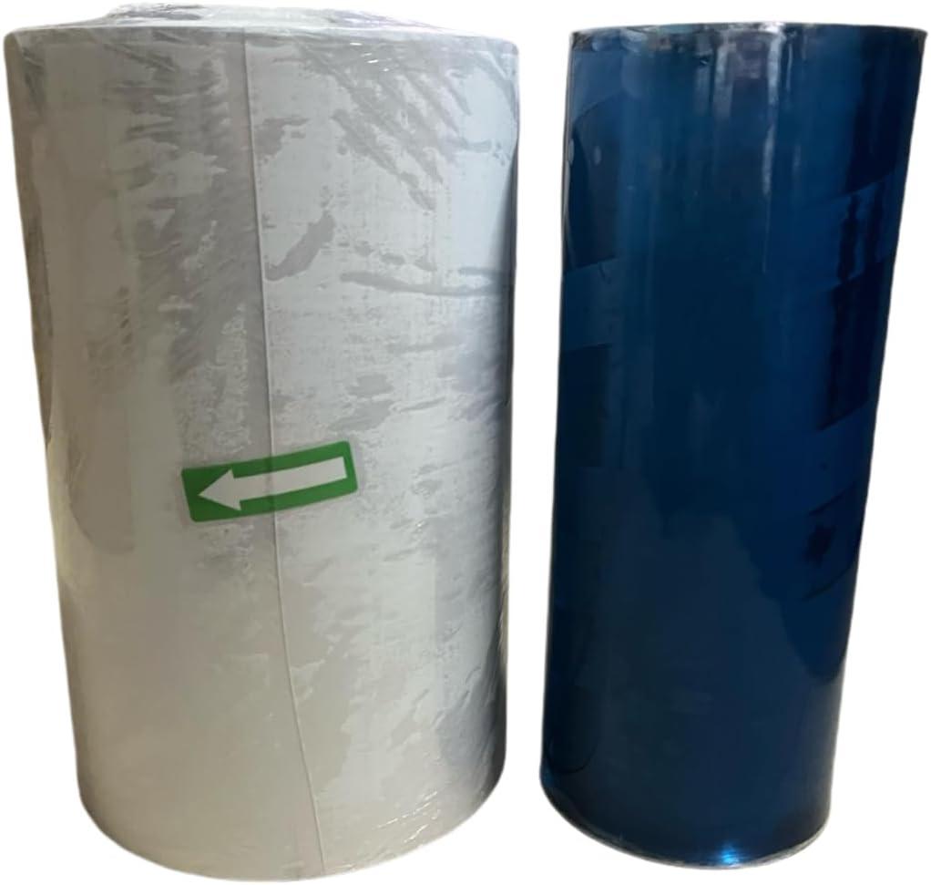 100M A3 12in328ft UV DTF A B Film Transfer Film A B Films for A3 UV DTF Sticker Printer UV DTF Printer Direct Print On Sticker 1 Roll White Backing 100M A Films + 1 Roll 100M B Films