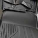 Floor Mats Fit for 2025 2026 Kia Carnival Hybrid 8 Seats (Not for Fuel) - Custom Fit All Weather TPE Carnival Accessories Full Sets (Floor Mats + Cargo Liner + Backrest Mat)