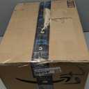 4 Pack Metal Mesh Basket with Hollow Handles Black Wire Storage Bin for Organizing Stackable Metal Fine Mesh Basket for Pantry Bathroom Kitchen Cabinets Shelves (X-Large)