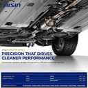 AISIN AFTERMARKET CCTN-00074 EPA Compliant Front Catalytic Converter - Compatible with Nissan Altima 2007-2012, Rogue 2008-2013, Rogue Select 2014-2015 - L4 2.5L