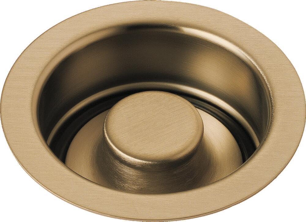 Delta Faucet 72030-CZ Disposal and Flange Stopper, Kitchen, Champagne Bronze, 4.50 x 4.50 x 4.50 inches