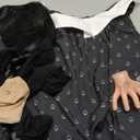 Kids Black Dress for 3-14 Years Gilrs Halloween Costume Cute Dress for Cosplay Birthday Gift Outfit (150 (11-12 Years))