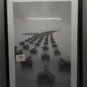 DOAI ART 24x36 Poster Frame Black without Mat or 20x30 Picture Frame with Mat - Polished Plexiglass for Wall Vertically or Horizontally Display - Wall Mounting Hardware Included (24x36-1 Pack)